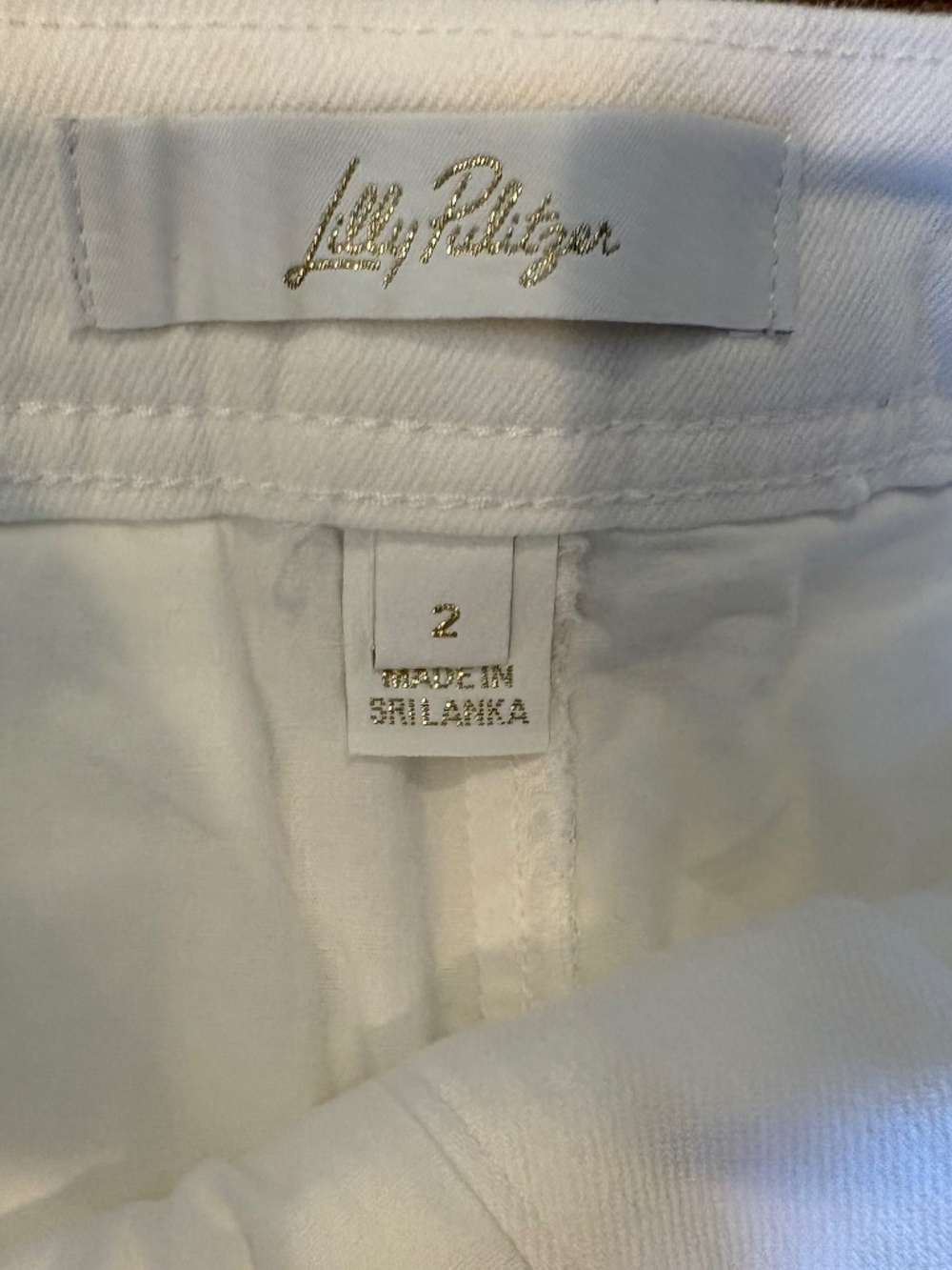 Lilly Pulitzer Colette Denim Skort White It's A 250th Celebration, Sz 2 - Picture 4 of 4